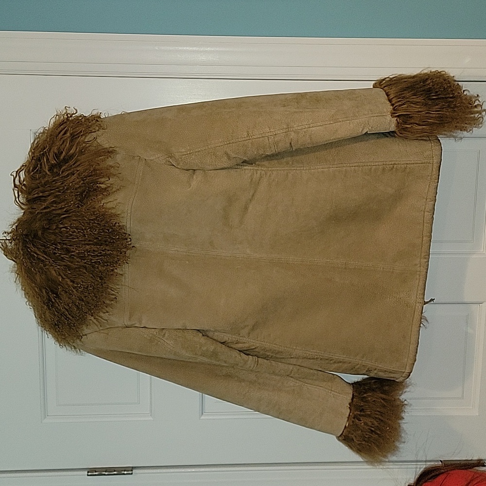Leather Fur Jacket - image 4